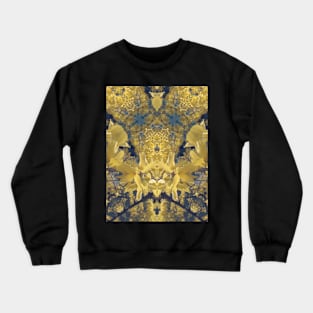 Natural yellow flowers pattern Crewneck Sweatshirt